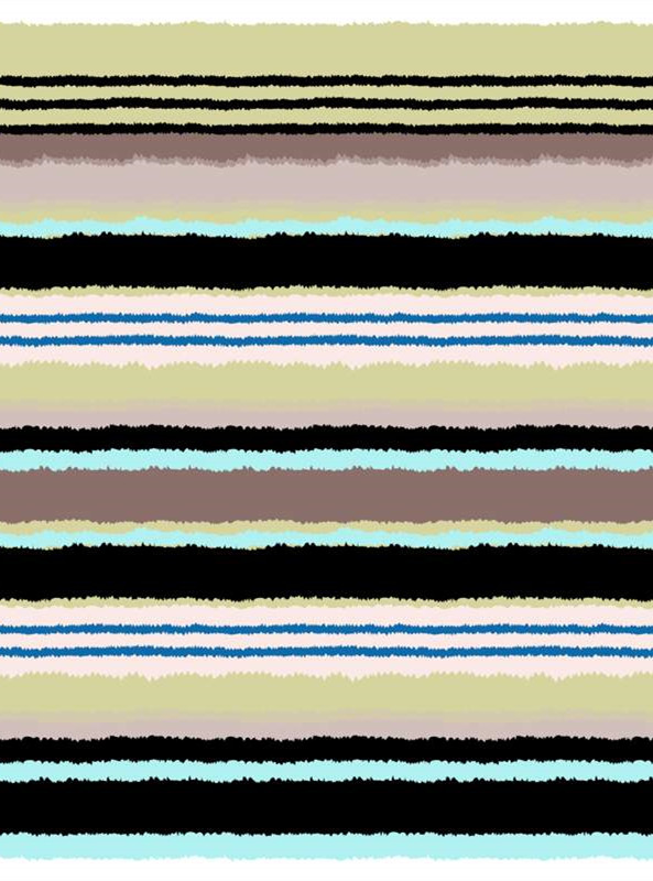 复古手绘条纹面料印花素材 时尚服装印花设计灵感