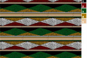 复古民族风面料印花素材，适用于服装设计的几何纹理图案