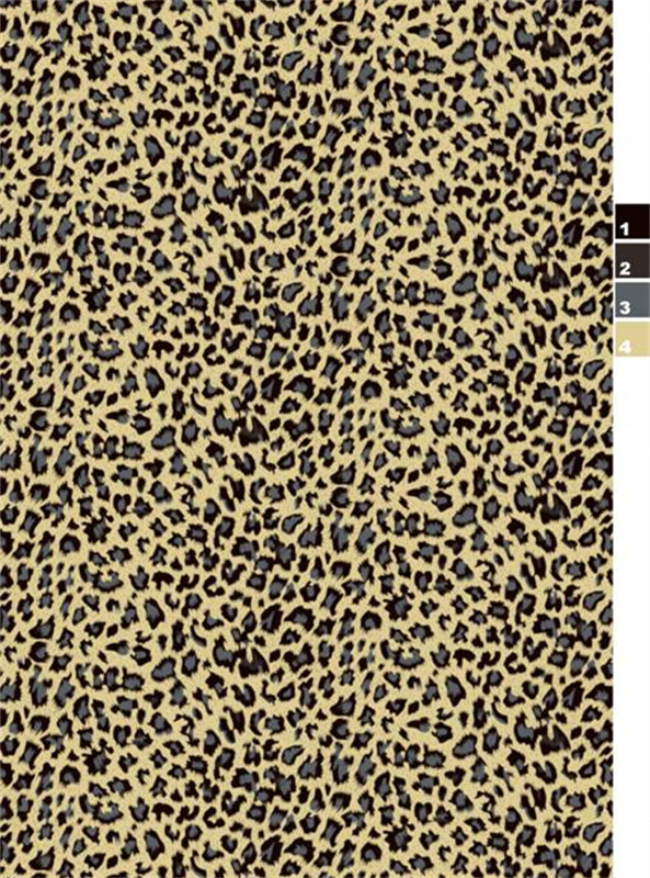 时尚豹纹面料印花素材 经典复古风格服装印花设计