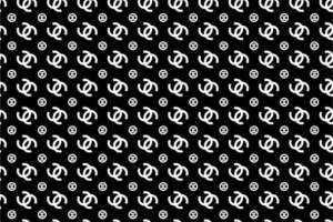 高端面料印花设计，融合豹纹与品牌标志的服装印花素材