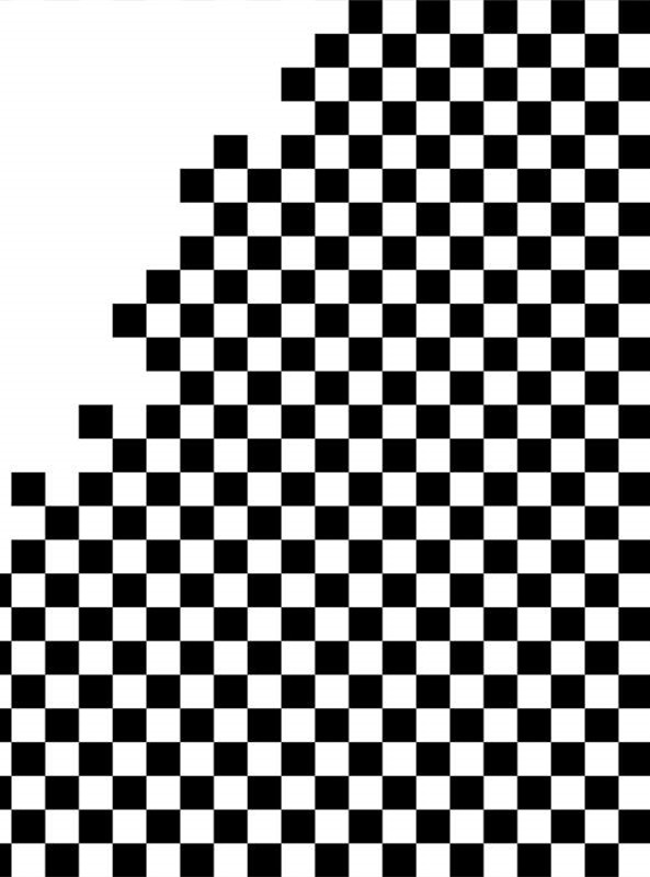 经典黑白棋盘格面料印花素材 时尚服装印花设计灵感