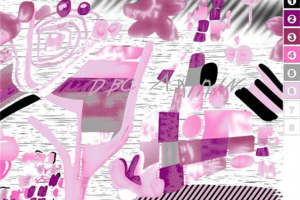 时尚粉色系抽象面料印花素材 创意服装印花设计灵感