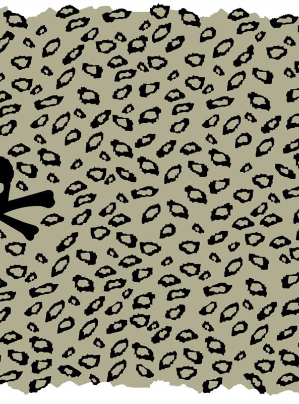 复古豹纹面料印花素材,适用于时尚服装印花设计