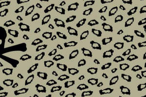 复古豹纹面料印花素材，适用于时尚服装印花设计
