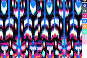 时尚抽象风面料印花素材，打造个性服装印花设计