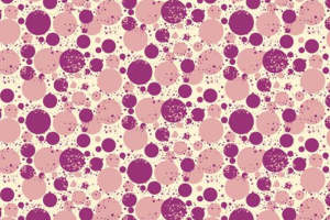 时尚紫粉圆点面料印花素材，创意服装印花设计灵感