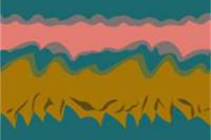 复古撞色条纹面料印花设计素材