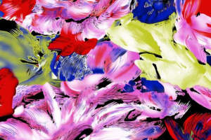 艺术花卉面料印花素材，时尚服装印花设计灵感