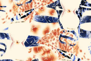 抽象艺术风面料印花素材，时尚服装印花设计灵感