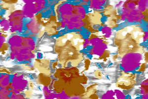 时尚抽象花卉面料印花素材 服装印花设计灵感