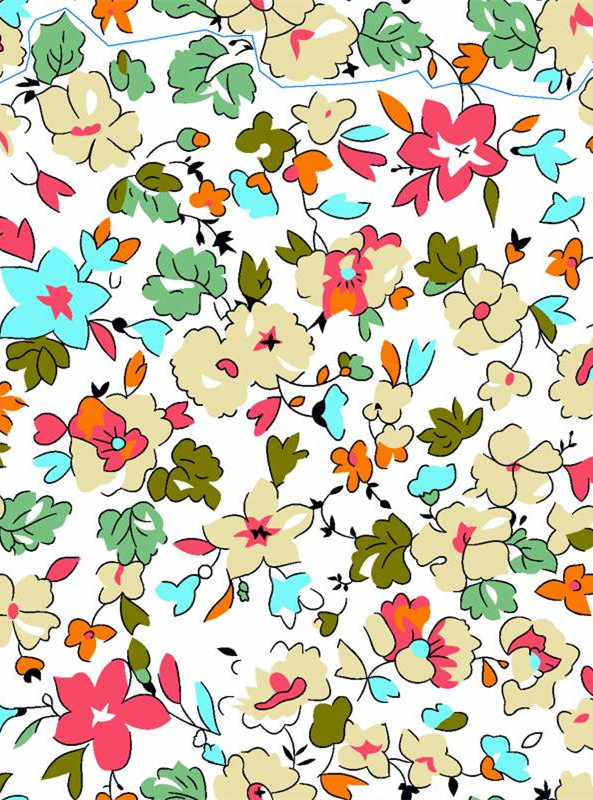 清新花卉面料印花素材 春夏服装印花设计灵感