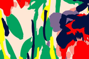 艺术花卉面料印花素材，时尚服装印花设计灵感