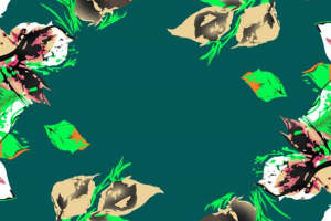 时尚艺术风面料印花 服装印花设计素材