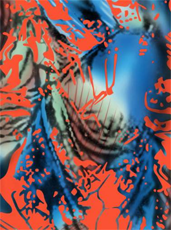 抽象泼墨风面料印花素材 时尚服装印花设计灵感