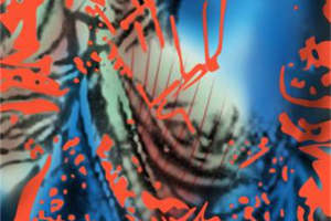 抽象泼墨风面料印花素材 时尚服装印花设计灵感