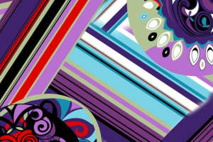 时尚抽象风面料印花素材 创意服装印花设计灵感