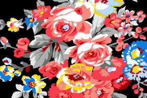 复古花卉纹样 高端面料印花素材推荐