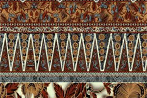 复古民族风面料印花素材，适用于高端服装印花设计