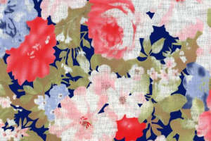复古花卉面料印花 服装印花设计素材