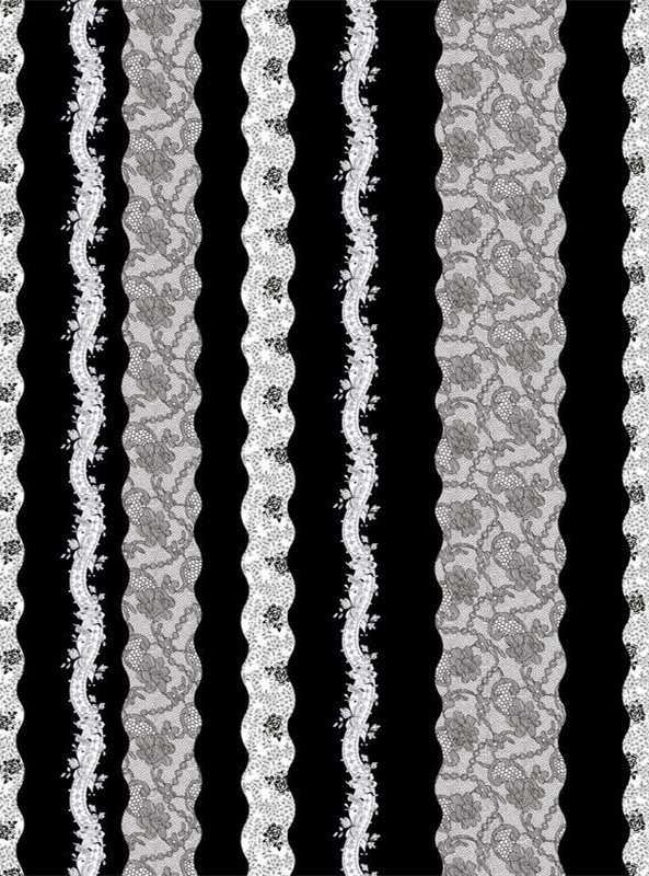 复古蕾丝花纹 服装印花素材 高端面料设计灵感