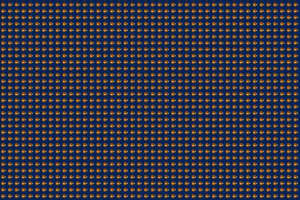 深蓝底橙点几何面料印花，打造复古风服装印花设计