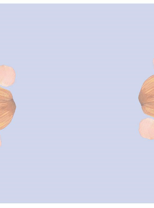 淡紫背景贝壳花瓣 服装印花素材