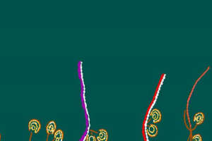 民族风花卉面料印花素材，适用于服装设计的创意花型