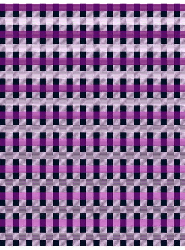 时尚紫黑格纹面料印花设计,适用于服装印花素材