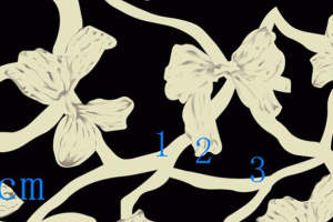 复古手绘花卉面料印花素材，适用于高端服装印花设计