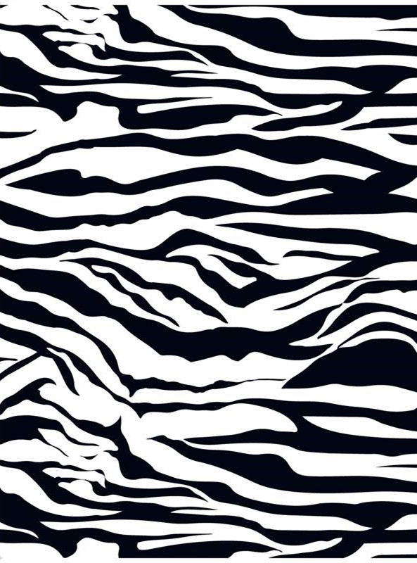 经典斑马纹面料印花素材 时尚服装印花设计灵感