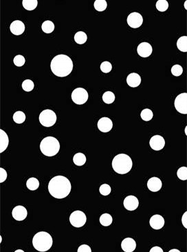 经典黑白波点面料印花素材,时尚服装印花设计首选