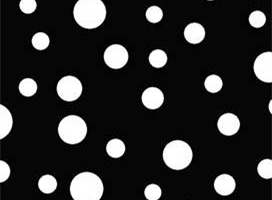 经典黑白波点面料印花素材，时尚服装印花设计首选
