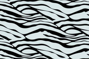 潮流黑白波浪纹 高级感面料印花设计素材