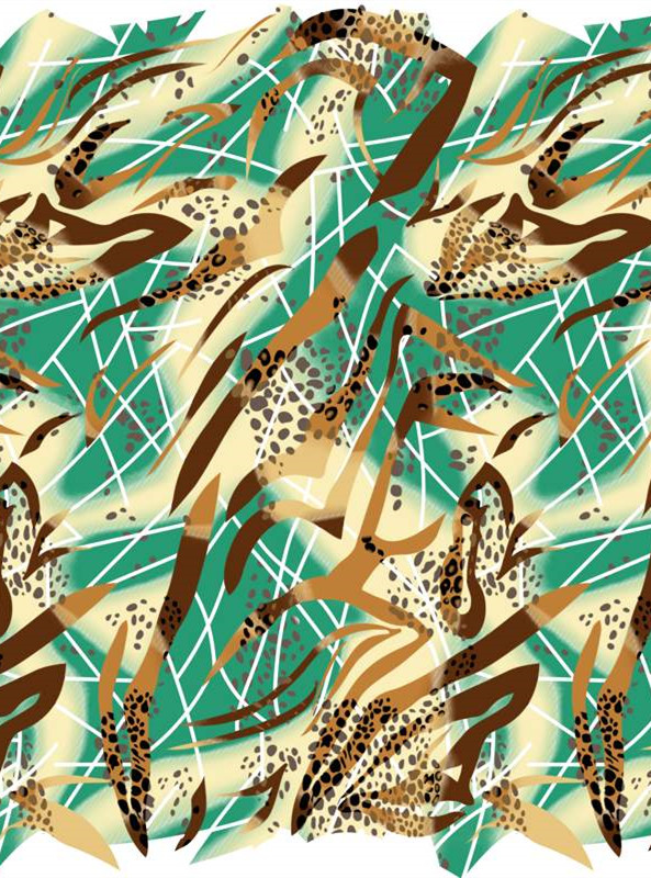 艺术抽象风服装印花图案素材推荐