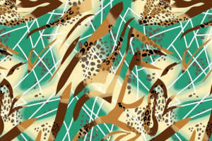 艺术抽象风服装印花图案素材推荐