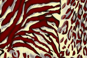 时尚撞色动物纹面料印花 个性服装印花素材推荐