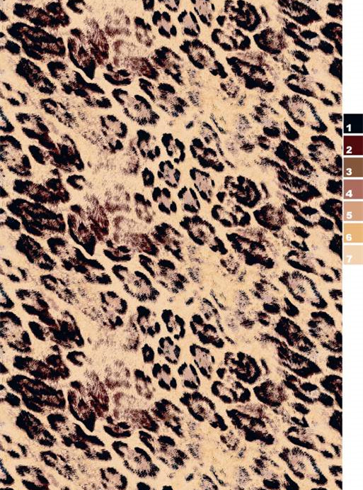 复古豹纹面料印花素材,高端服装印花设计灵感