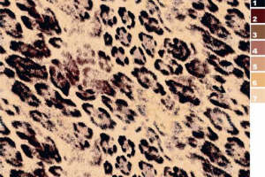 复古豹纹面料印花素材，高端服装印花设计灵感