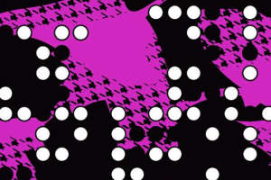 时尚波普风面料印花素材，个性圆点与几何纹理的服装印花设计