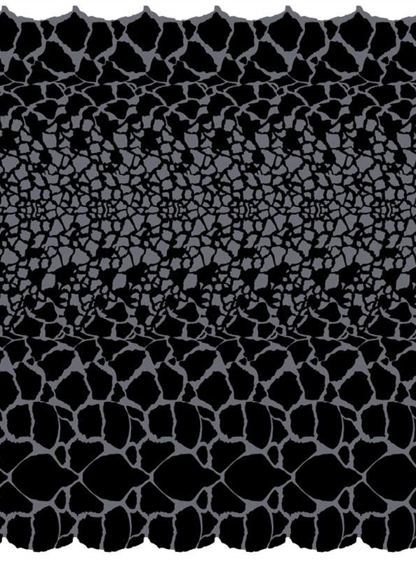 高端龟裂纹理面料印花素材 时尚服装印花设计灵感