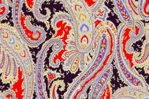 复古佩斯利花纹面料印花素材