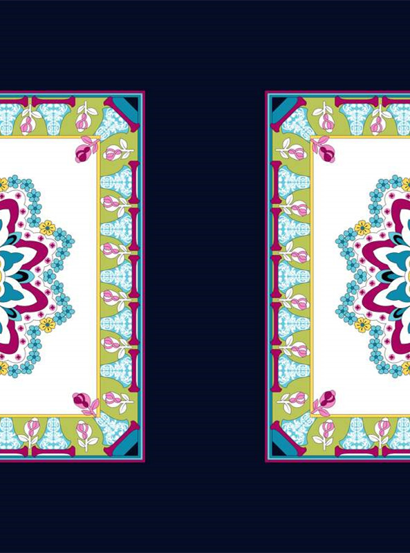 复古民族风面料印花素材,适合服装设计的精美花型