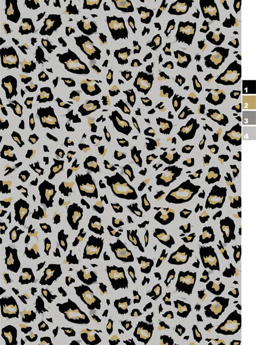 经典豹纹面料印花素材 高级感服装印花设计