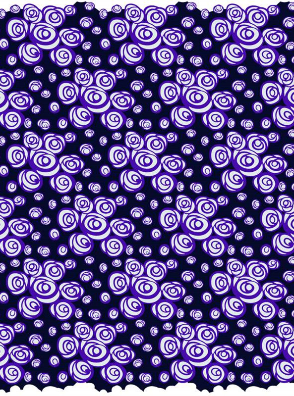 紫色螺旋纹时尚面料印花素材 服装印花设计推荐