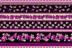 民族风几何花卉面料印花素材 服装印花设计灵感