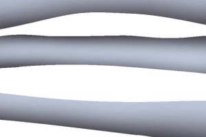 简约灰色波浪纹面料印花素材 适用于服装印花设计