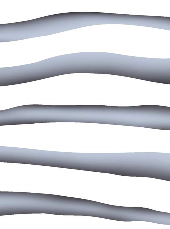 简约灰调波浪纹面料印花素材,适用于服装印花设计