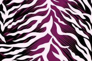 紫黑撞色斑马纹面料印花 时尚服装印花素材推荐