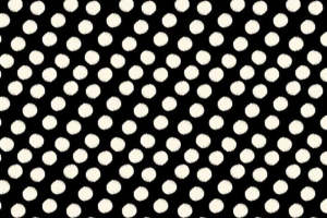 经典黑白波点面料印花素材，时尚服装印花设计灵感