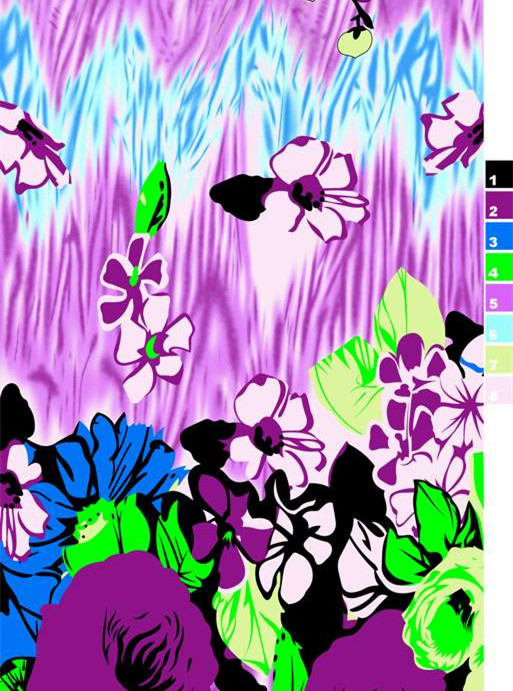 时尚花卉面料印花素材 服装印花设计灵感